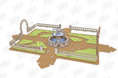 City Square Montessori Play Set Laser Bundle | Wooden Park Product Image 7