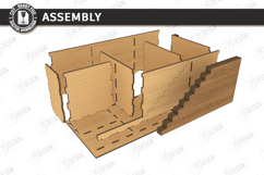 Desk Organizer Stand Laser Cut Bundle | Office Supplies Box Product Image 5