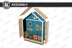 Coastal Beach Miniature Box Laser Cut Bundle | Sea Miniature Product Image 20