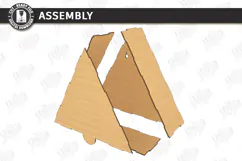 Wooden Butterfly House Laser Cut | Garden Decor | Mini House Product Image 3