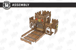 Dice Tower Laser Cut Bundle | Tabletop Gaming Castle | CNC Product Image 6