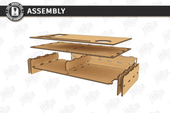 Desk Monitor Stands Laser Cut Bundle | Office Decor | CNC Product Image 21
