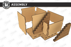 Desk Organizer Stand Laser Cut Bundle | Office Supplies Box Product Image 6