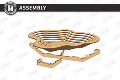 Layered Contour Bowl Laser Cut Bundle | 3D Fruit Basket SVG Product Image 6