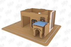 3D Wooden Police Station Playset Laser Cut | Kids Laser Product Image 10