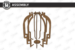Wooden Wildflowers Vase Stand Laser Cut Bundle | 3D Layered Product Image 6