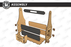 Wooden Beer Bottle Caddy Laser Cut Bundle | Father’s Day SVG Product Image 6