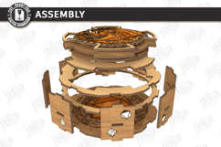 Wooden Dice Boxes Laser Cut Bundle | Tabletop Game Organizer Product Image 2