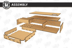 Desk Monitor Stands Laser Cut Bundle | Office Decor | CNC Product Image 17