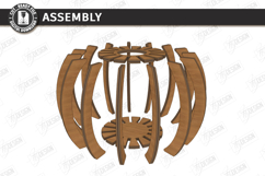 Wooden Wildflowers Vase Stand Laser Cut Bundle | 3D Layered Product Image 7