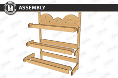 Kids Book Holder Laser Cut | Wall Bookshelf | Nursery Decor Product Image 2