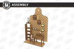 Kitchen Board Miniature Room Box Laser Cut Bundle | 3D Board Product Image 7