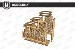 Succulent Plant Stands Laser Cut Bundle | Flower Pot Holders Product Image 7