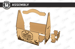Wooden Beer Bottle Caddy Laser Cut Bundle | Father’s Day SVG Product Image 7