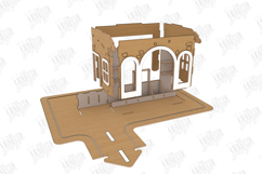 Coffee Shop Laser Cut | Dollhouse | Kids Laser |CNC Product Image 4