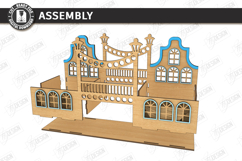 Bridge Desk Organizer Laser Cut | Kids Pencil Holder SVG|CNC Product Image 4