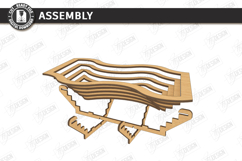 Layered Contour Bowl Laser Cut Bundle | 3D Fruit Basket SVG Product Image 7