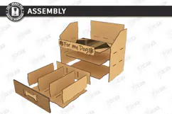 Pet Treat Organizer Laser Cut | Wooden Dog Cat Treat Station Product Image 3