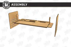 3D Wooden Bed Tray Table Laser Cut | Laptop Tray | Home SVG Product Image 4