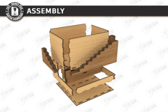 Desk Organizer Stand Laser Cut Bundle | Office Supplies Box Product Image 8
