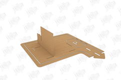 3D Wooden Police Station Playset Laser Cut | Kids Laser Product Image 12