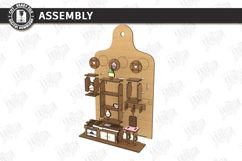 Kitchen Board Miniature Room Box Laser Cut Bundle | 3D Board Product Image 8