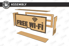 Decorative Wi-Fi Router Hiding Box Laser Cut Bundle | Home Product Image 19