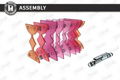 Acrylic Gradient Vase Laser Cut | Modern Acrylic Flower Vase Product Image 4