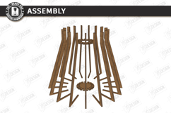 Wooden Wildflowers Vase Stand Laser Cut Bundle | 3D Layered Product Image 9