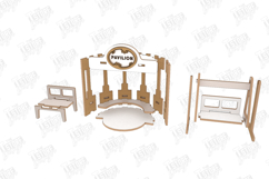 City Square Montessori Play Set Laser Bundle | Wooden Park Product Image 11
