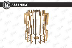 Wooden Wildflowers Vase Stand Laser Cut Bundle | 3D Layered Product Image 10