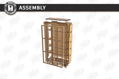 Miniature Bookshelves Laser Cut | Mini Bookcase SVG | CNC Product Image 3