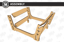 Cat Bed and House Laser Cut Bundle | Pet Furniture | Pet Bed Product Image 20