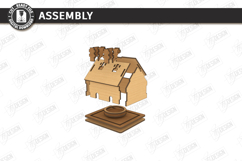 House Incense Cone Burner Laser Cut | Home Decor | House SVG Product Image 3