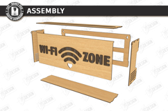 Decorative Wi-Fi Router Hiding Box Laser Cut Bundle | Home Product Image 20
