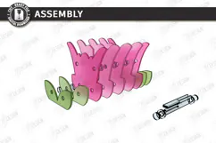 Acrylic Gradient Vase Laser Cut | Modern Acrylic Flower Vase Product Image 4