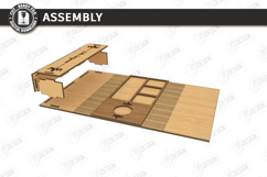 Couch Arm Tray Laser Cut | Sofa Armrest Tray Table | Home Product Image 3