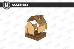 House Incense Cone Burner Laser Cut | Home Decor | House SVG Product Image 4