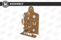 Kitchen Board Miniature Room Box Laser Cut Bundle | 3D Board Product Image 11