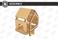 Bird Feeder Laser Cut | Hanging Birdfeeder Station | Garden Product Image 3