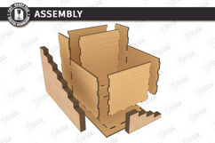 Desk Organizer Stand Laser Cut Bundle | Office Supplies Box Product Image 11