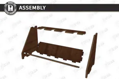 Wine Shelf Stand Laser Cut | Wine Bottle Holder | Wine Rack Product Image 3