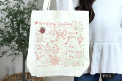Doodle Merry Christmas Coquette PNG Product Image 6