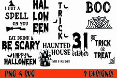 Halloween svg | halloween sign bundle | fall svg | halloween Product Image 2