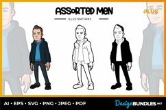 Assorted Men Illustrations Product Image 1