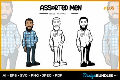 Assorted Men Illustrations Product Image 1