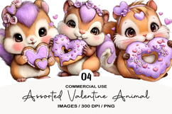 Assorted Valentine Animal Sublimation Product Image 1
