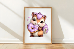 Assorted Valentine Animal Sublimation Product Image 3