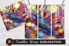 Colorful Hummingbird Festive Holiday Reindeer Antlers Product Image 1