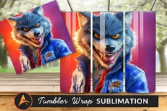 Anthropomorphic Wolf With Sinister Smile Wearing Jacket